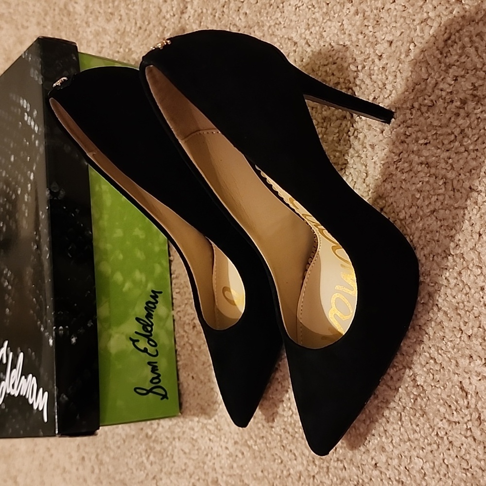 Sam Edelman Danna Suede Heels - Picture 7 of 13